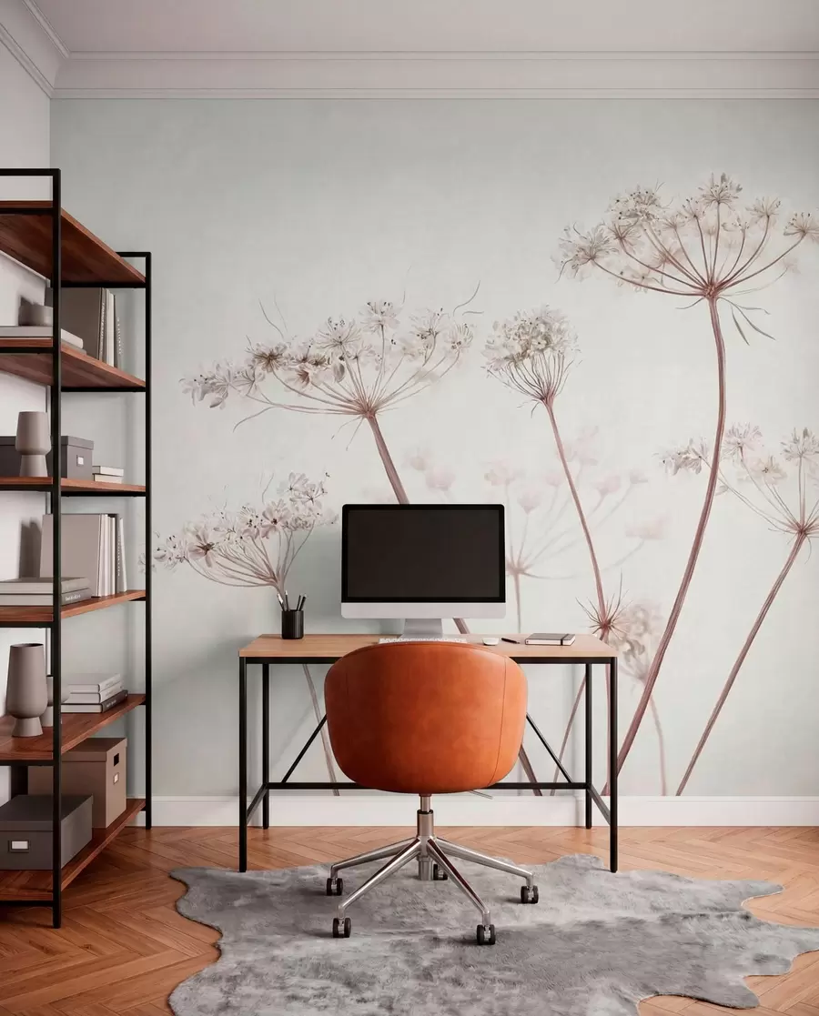 Fototapeedid Kuivatatud sarikad heledal minimalistlikul taustal w05543