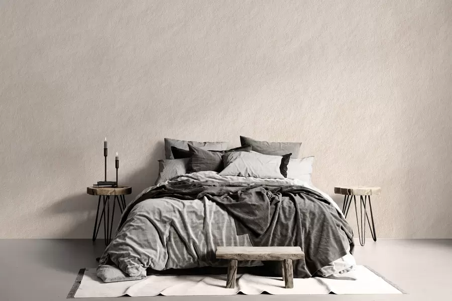 Fototapeedid Hele beež taust dekoratiivkrohvi stiilis, minimalism, kivistruktuur w09800