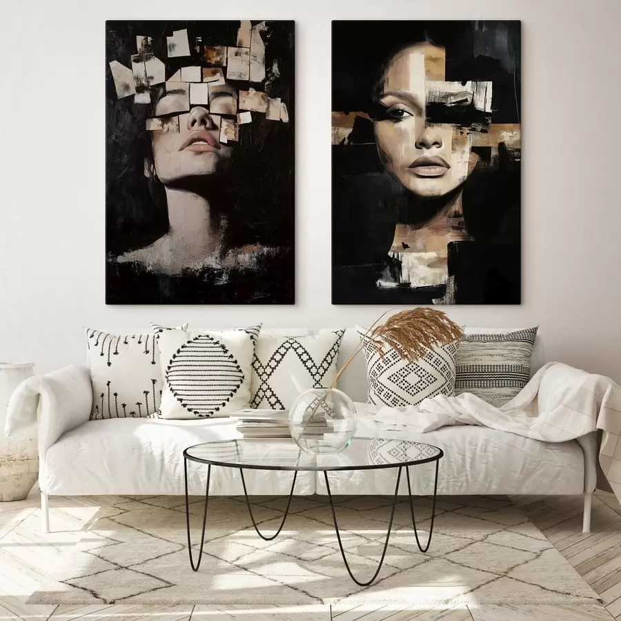 Fototapeedid Abstraktsed näod m30498