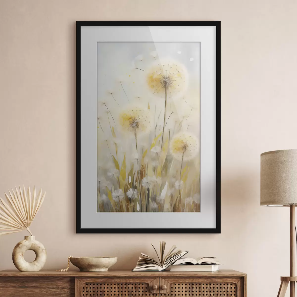 Plakat Võililled, imitatsioonmaal f49295