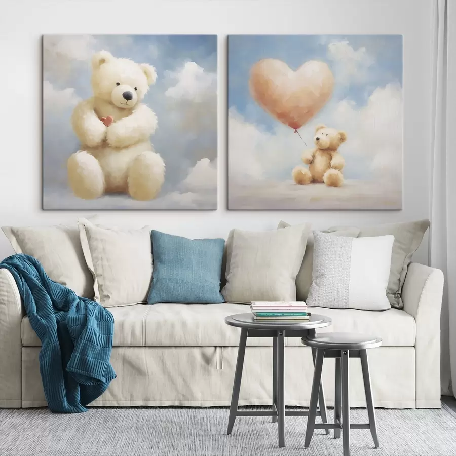 Fototapeedid Karu ja südame imitatsioonimaal m30556