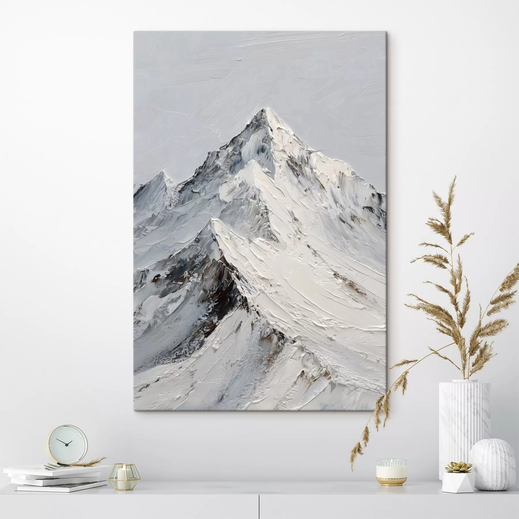 Pilt Lumised mäed impasto-tehnikas s49460