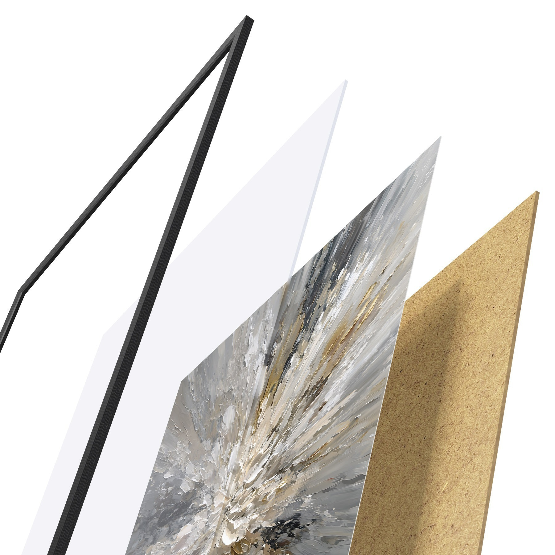 Plakat värvide plahvatus õlimaalistiilis f49557