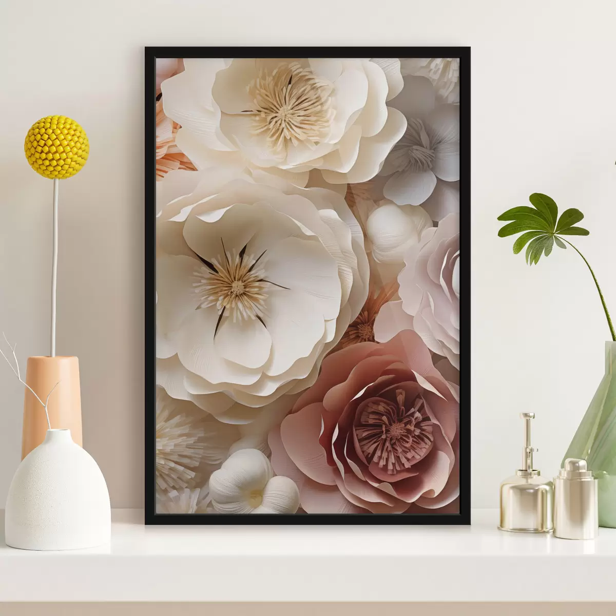 Plakat Beezid roosid kaasaegses stiilis f49374