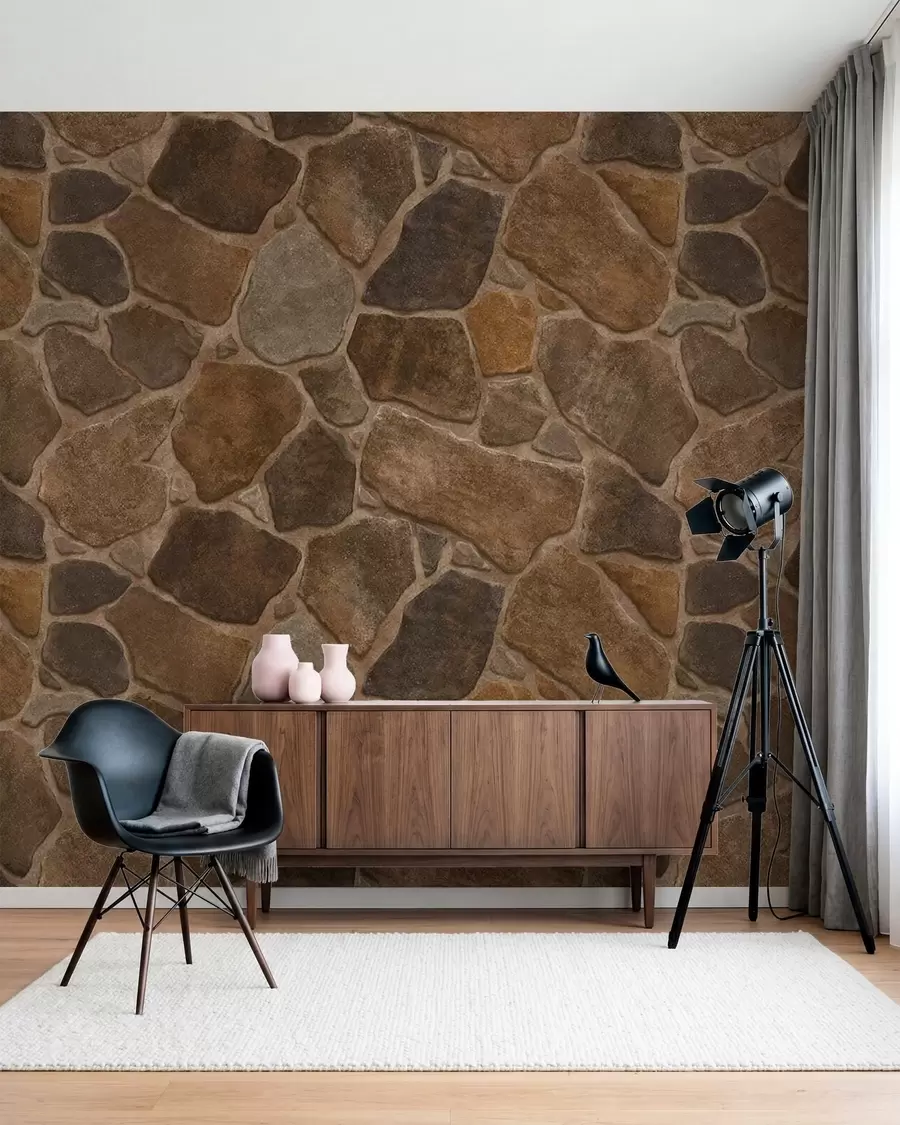 Fototapeedid Soojatooniline loodusliku kivi mustri w05691