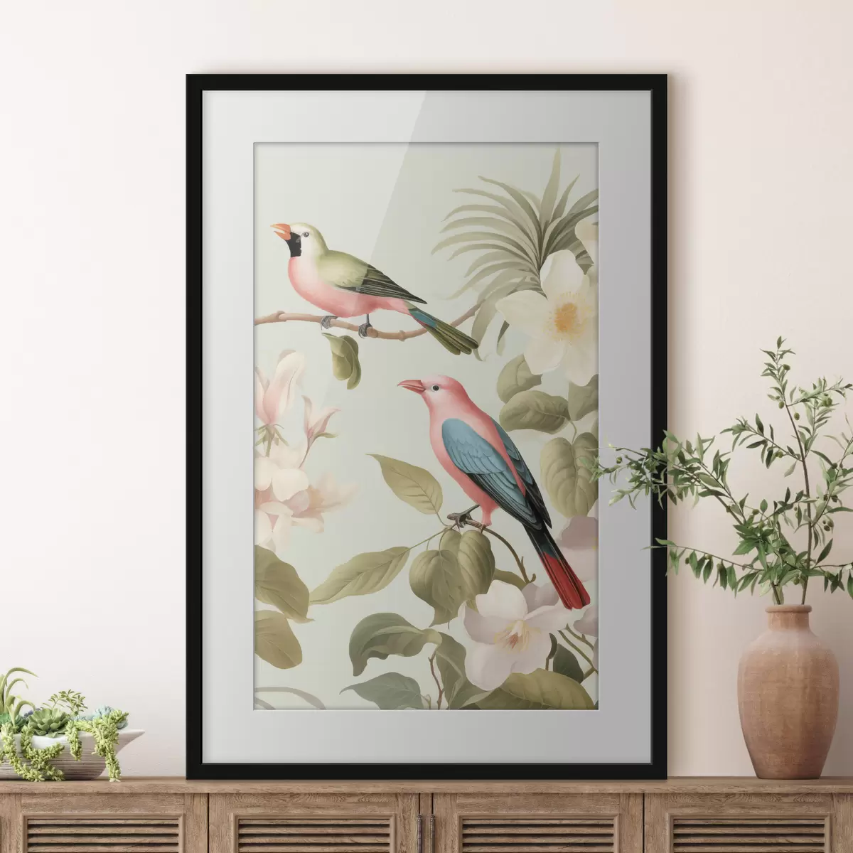 Plakat Kolibri õitsvas aias f49733