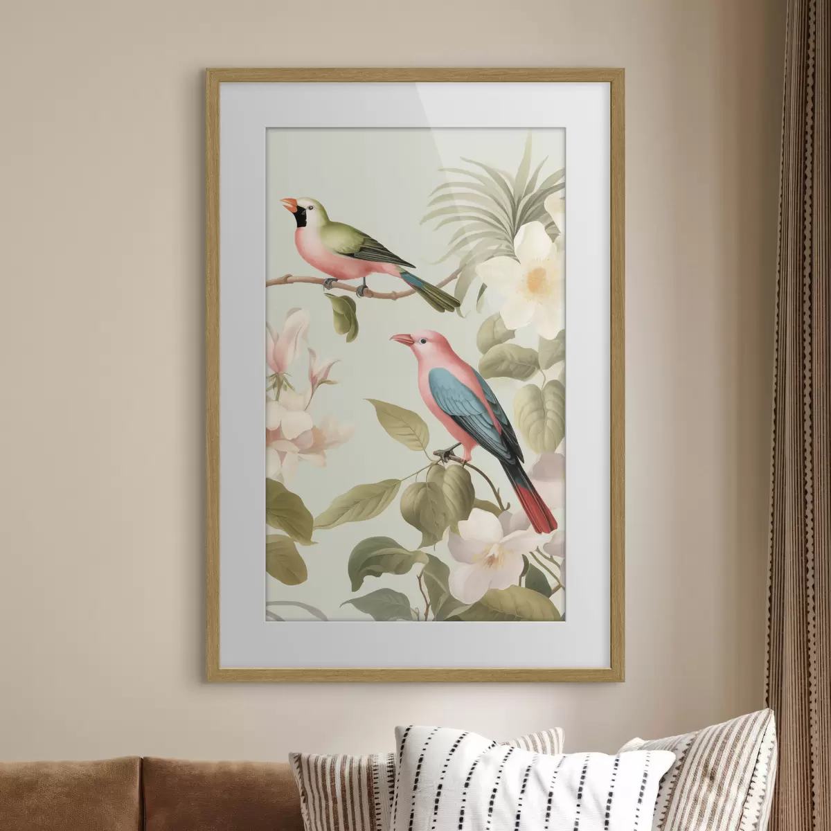 Plakat Kolibri õitsvas aias f49733