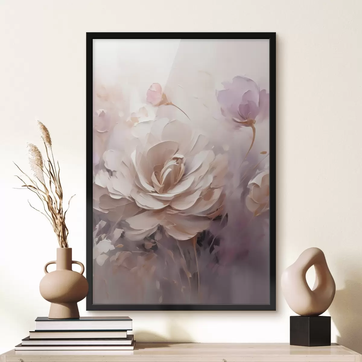 Plakat Kreemjas roos f49735
