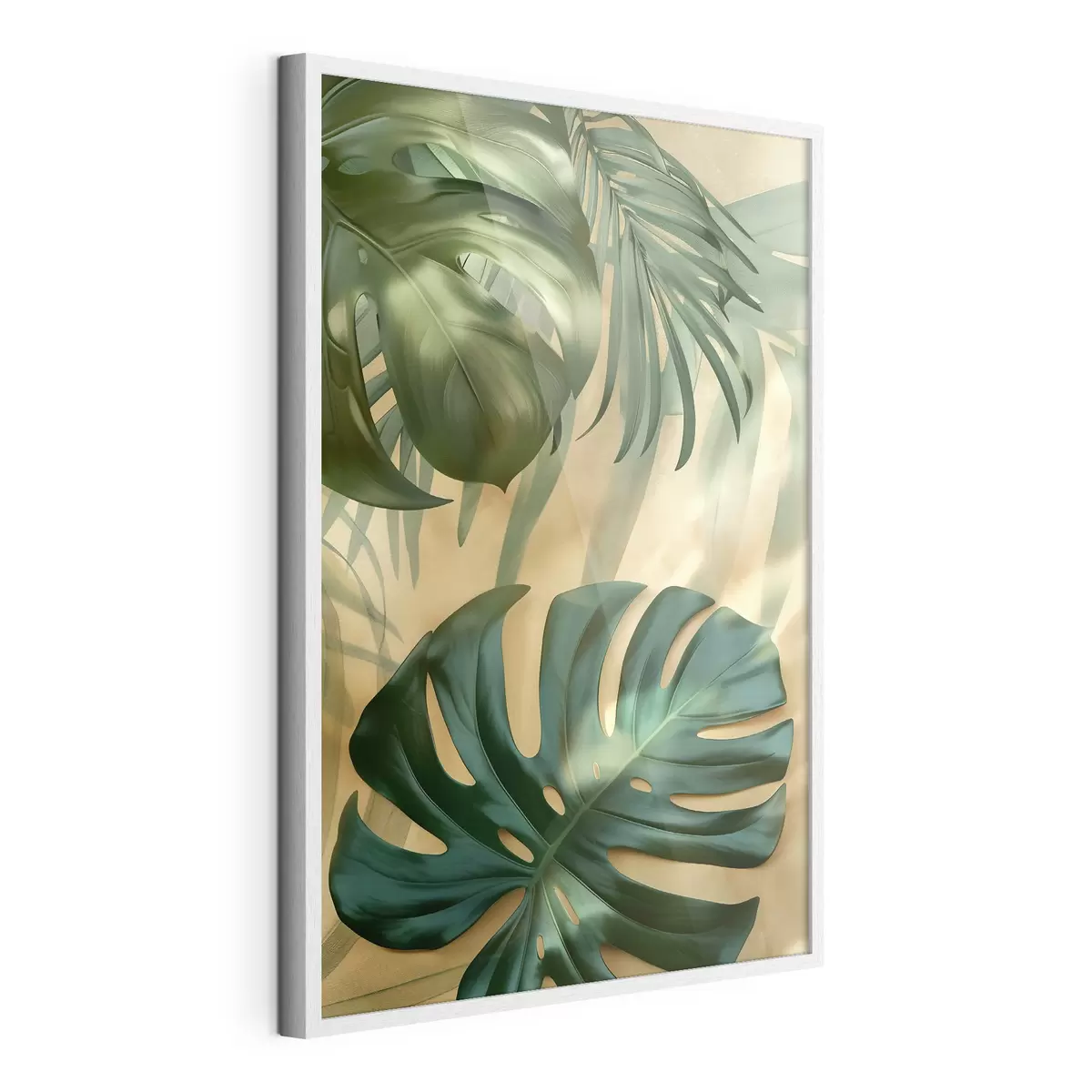 Plakat Monstera ja troopilised lehed f49552