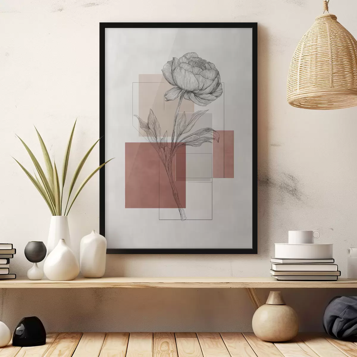 Plakat Pioonide geomeetria f49841