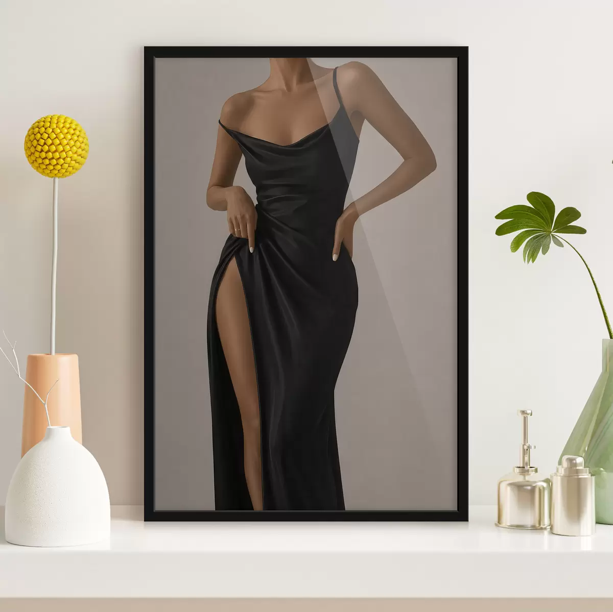 Plakat Must kleit f49822