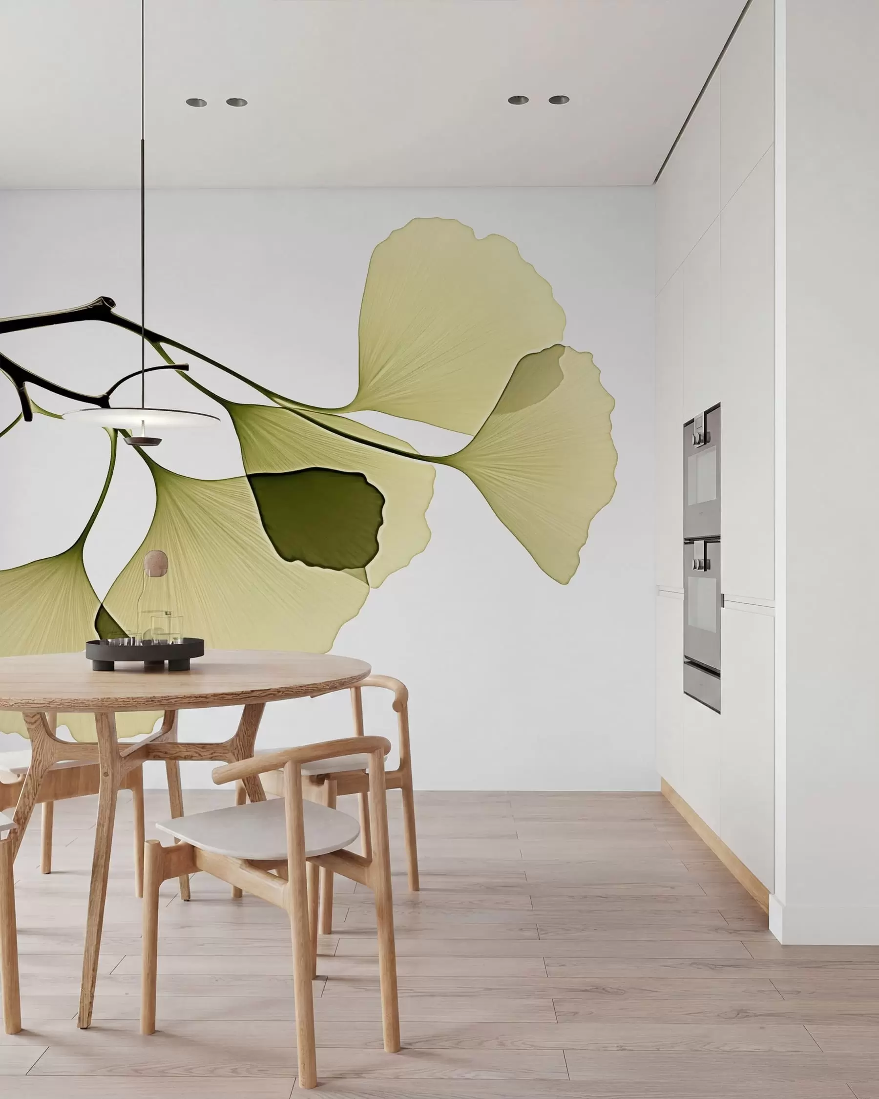 Fototapeedid Ginkgo lehviklehed w09968