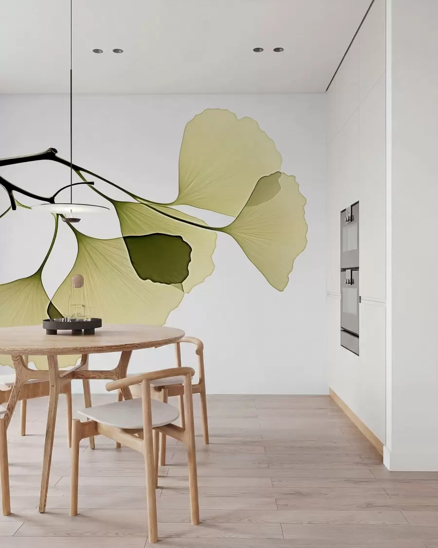 Fototapeedid Ginkgo lehviklehed w09968