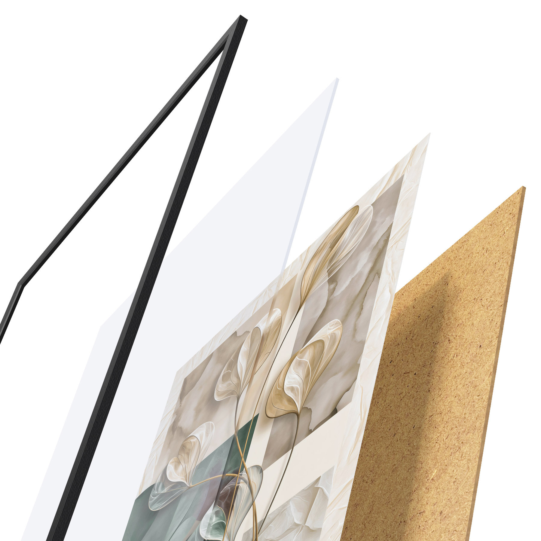 Plakat Botaaniline abstraktsioon f49759