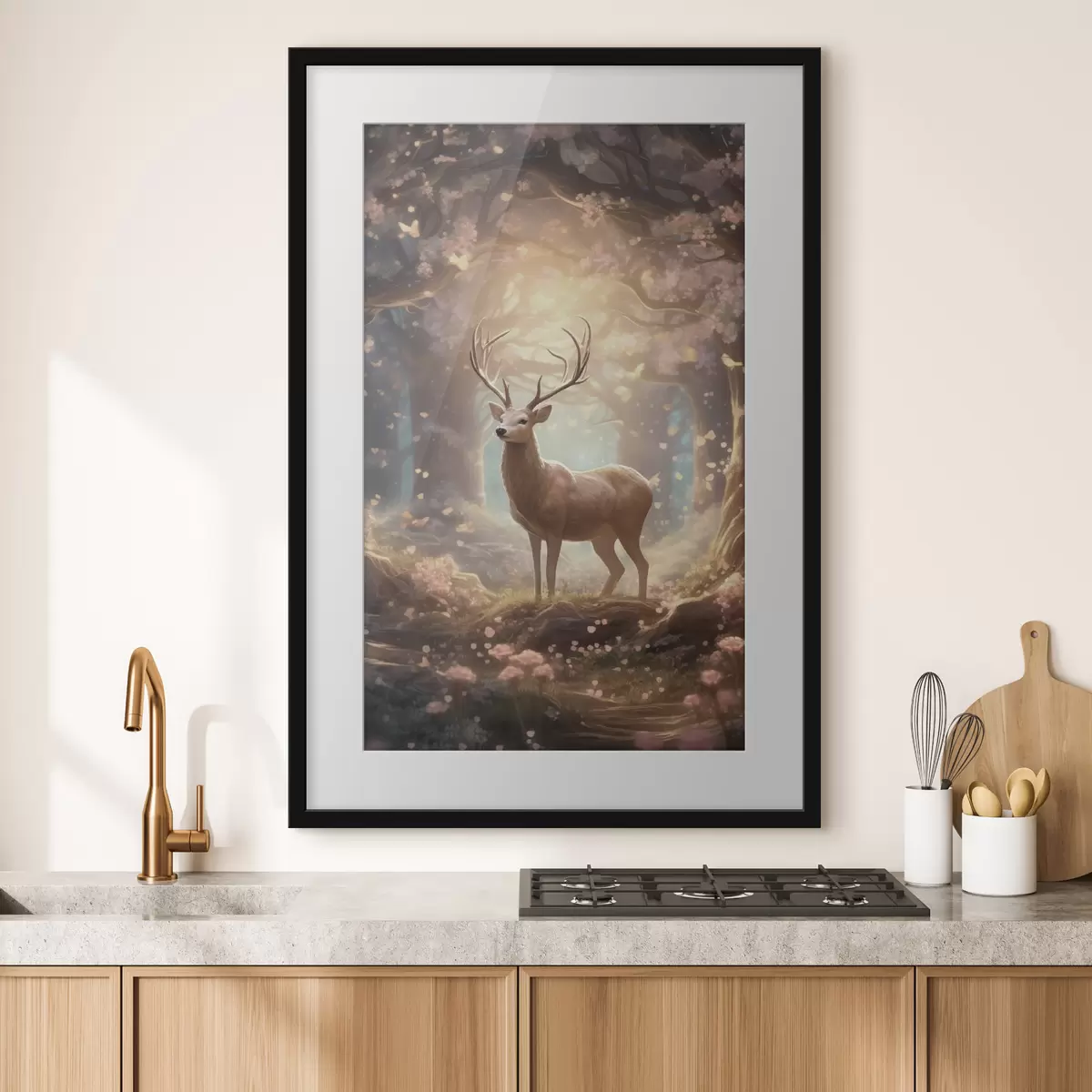Plakat Hirved metsas f50028