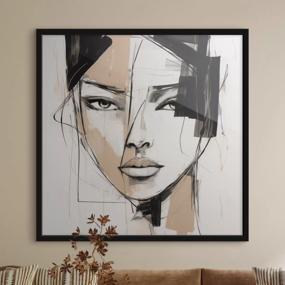 Plakat Abstraktne portree f50049