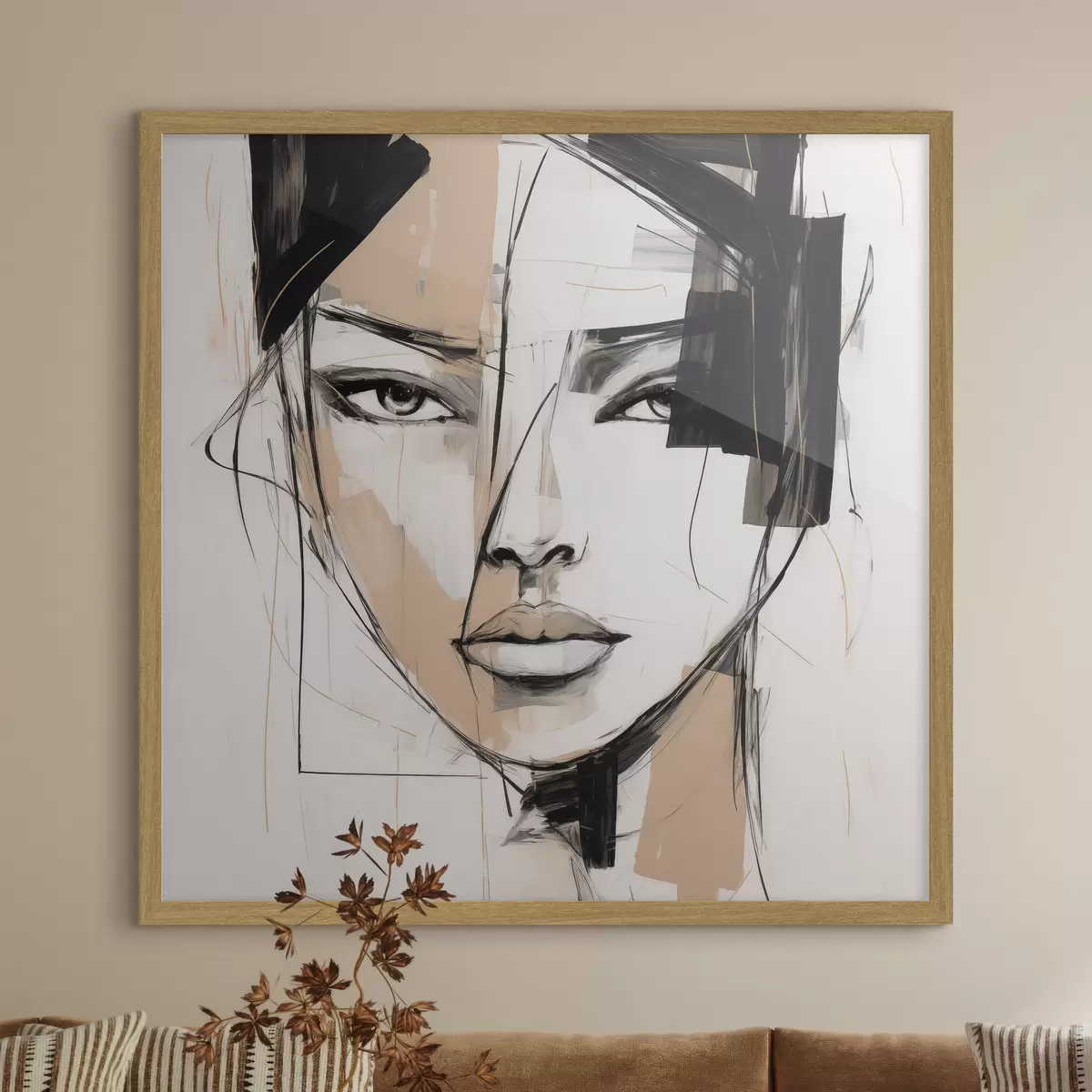 Plakat Abstraktne portree f50049