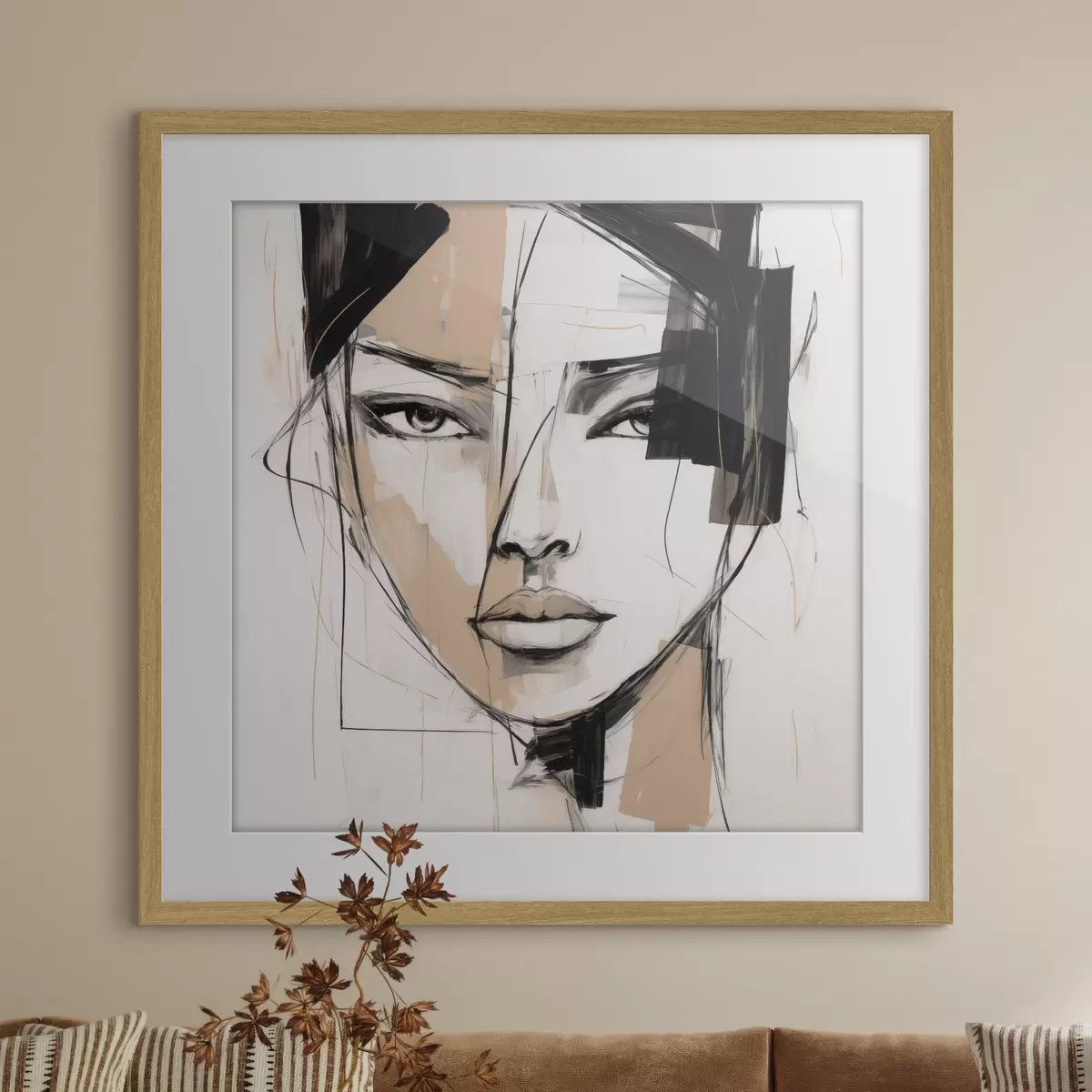 Plakat Abstraktne portree f50049