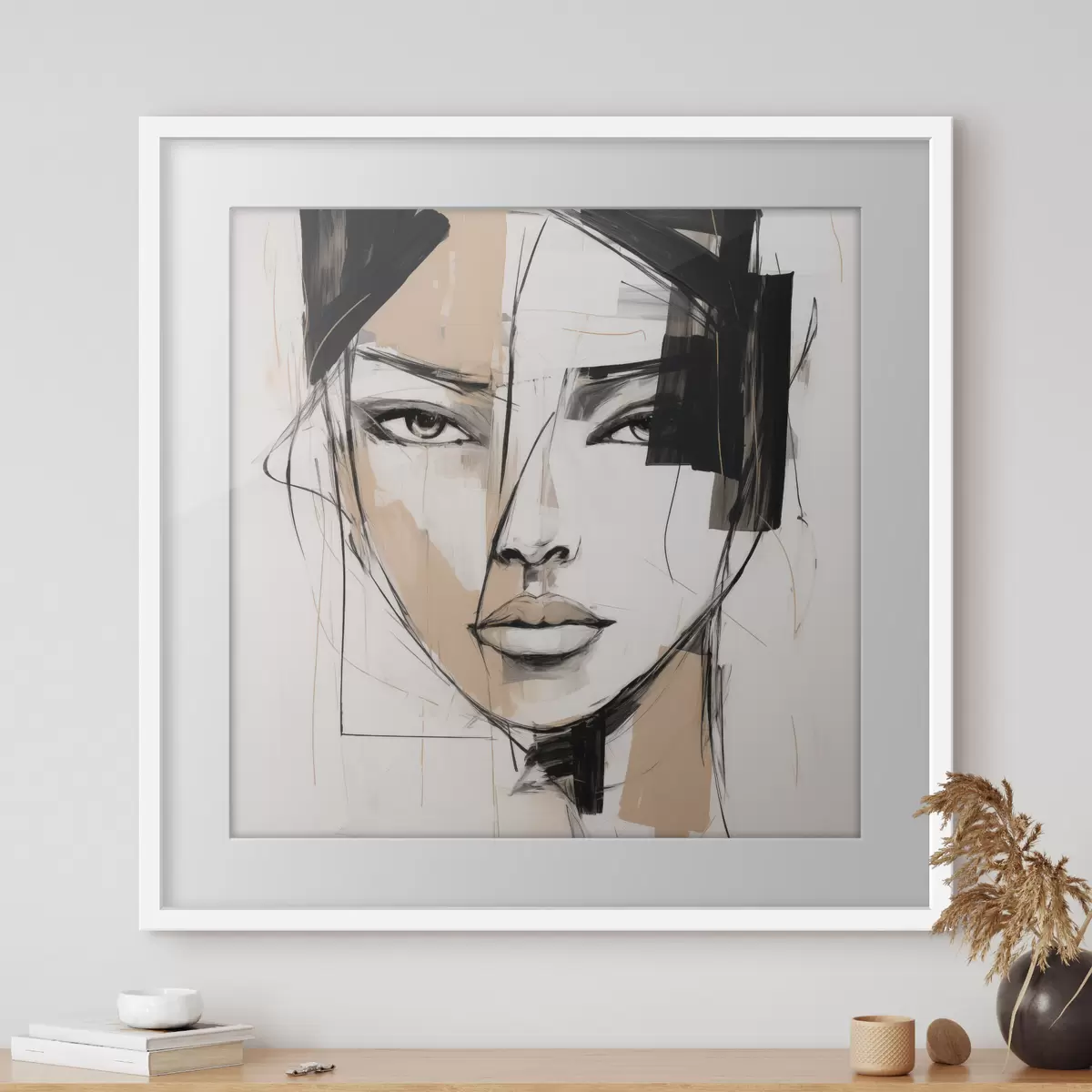 Plakat Abstraktne portree f50049