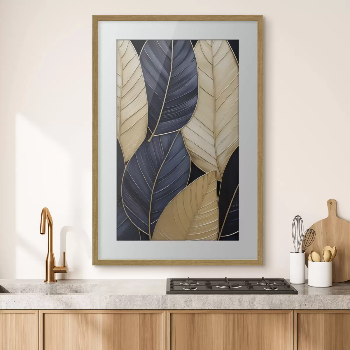 Plakat Lehed imitatsiooni maalimine f50061