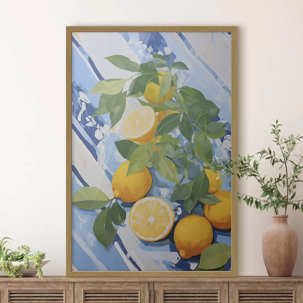 Plakat Sidrunid, imitatsioonmaal f50066