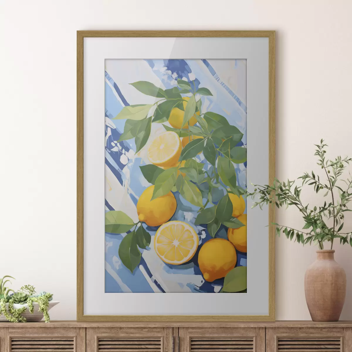 Plakat Sidrunid, imitatsioonmaal f50066
