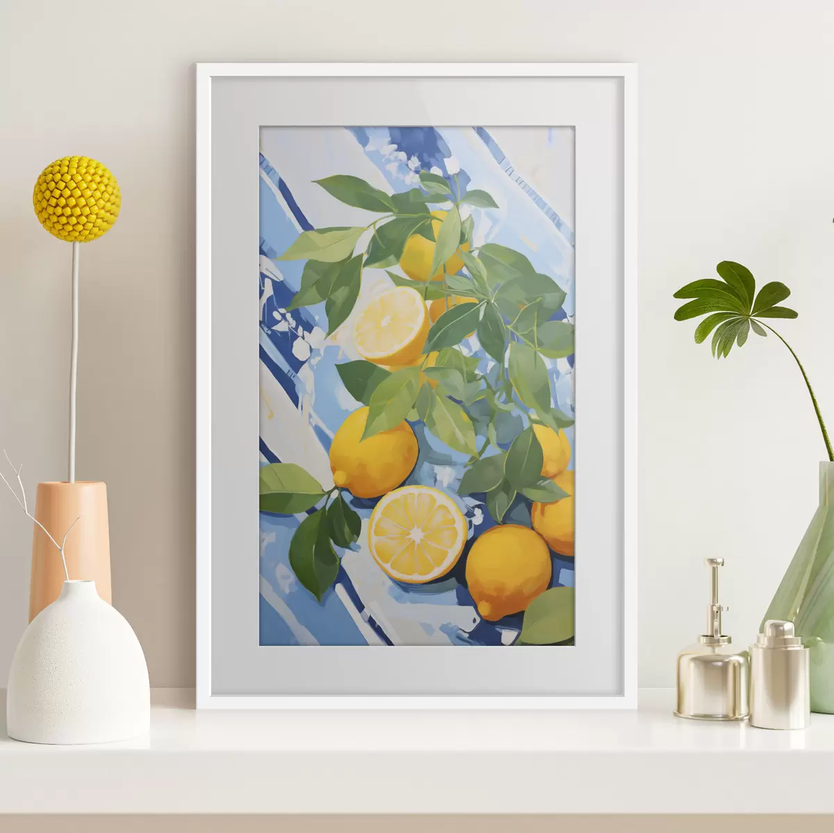 Plakat Sidrunid, imitatsioonmaal f50066
