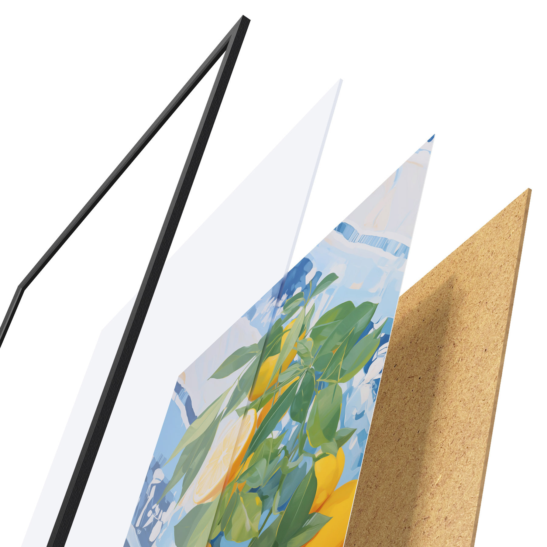 Plakat Sidrunid, imitatsioonmaal f50066