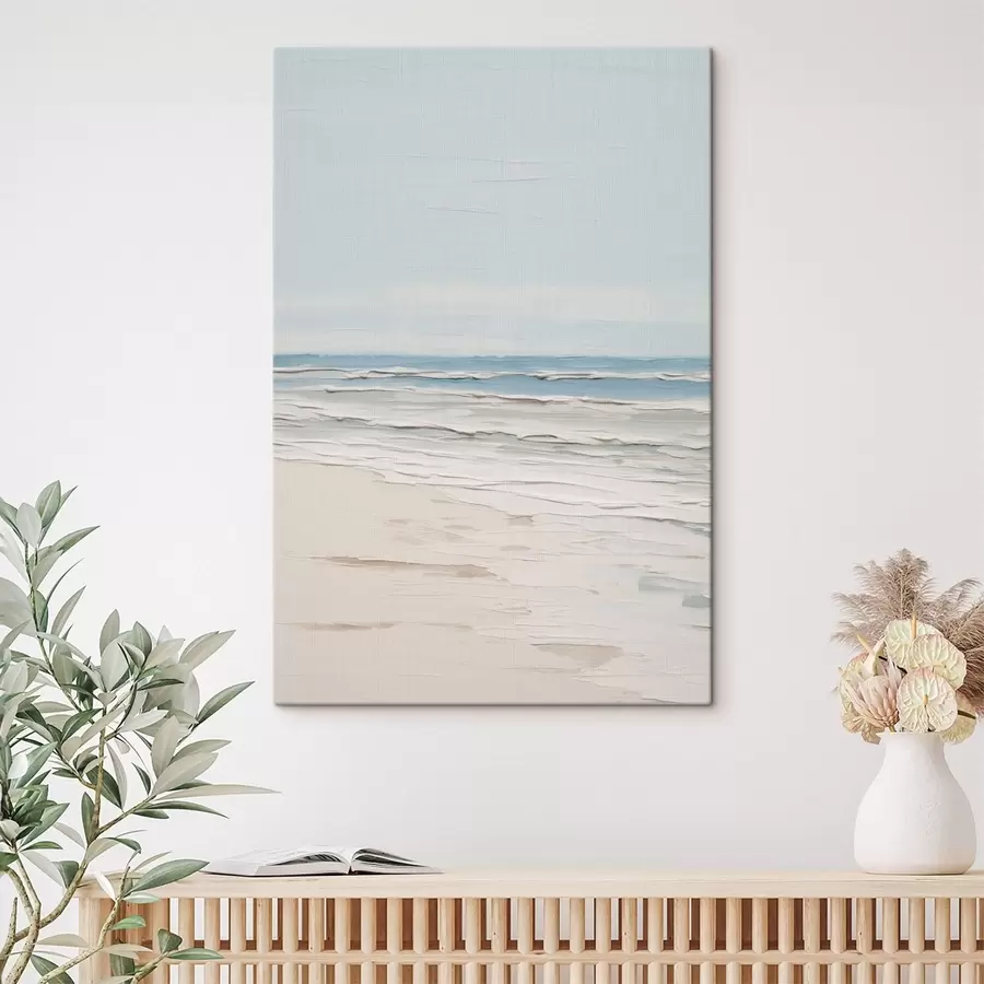 Pilt Minimalistlik rannikumaastik heledates toonides s49951