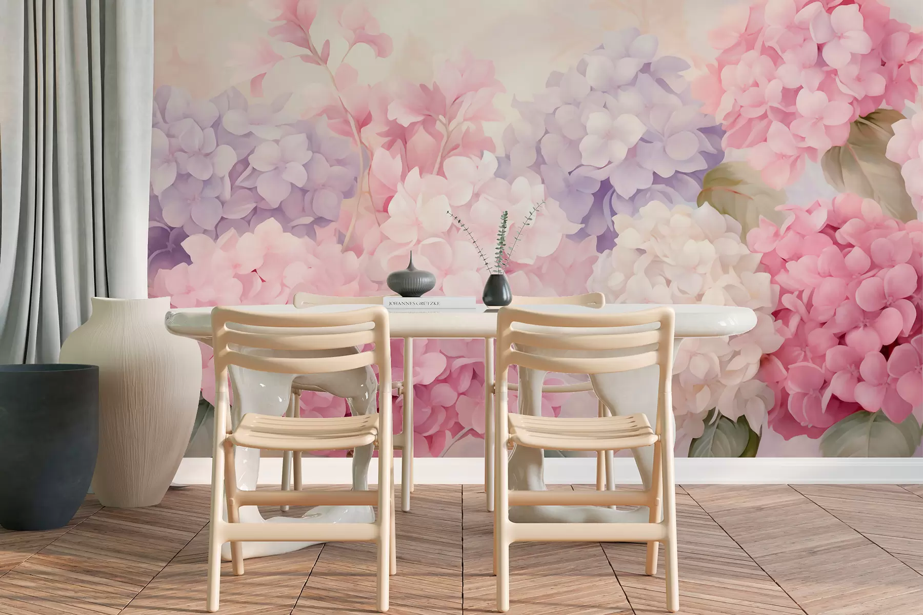 Fototapeedid Hortensia lilled w05796