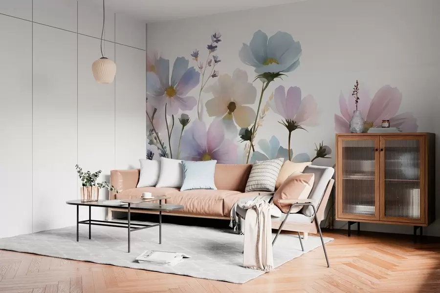 Fototapeedid Looduslilled akvarellistiilis w05755