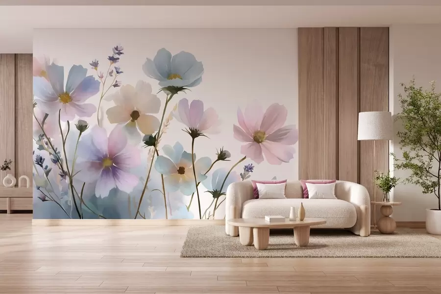 Fototapeedid Looduslilled akvarellistiilis w05755