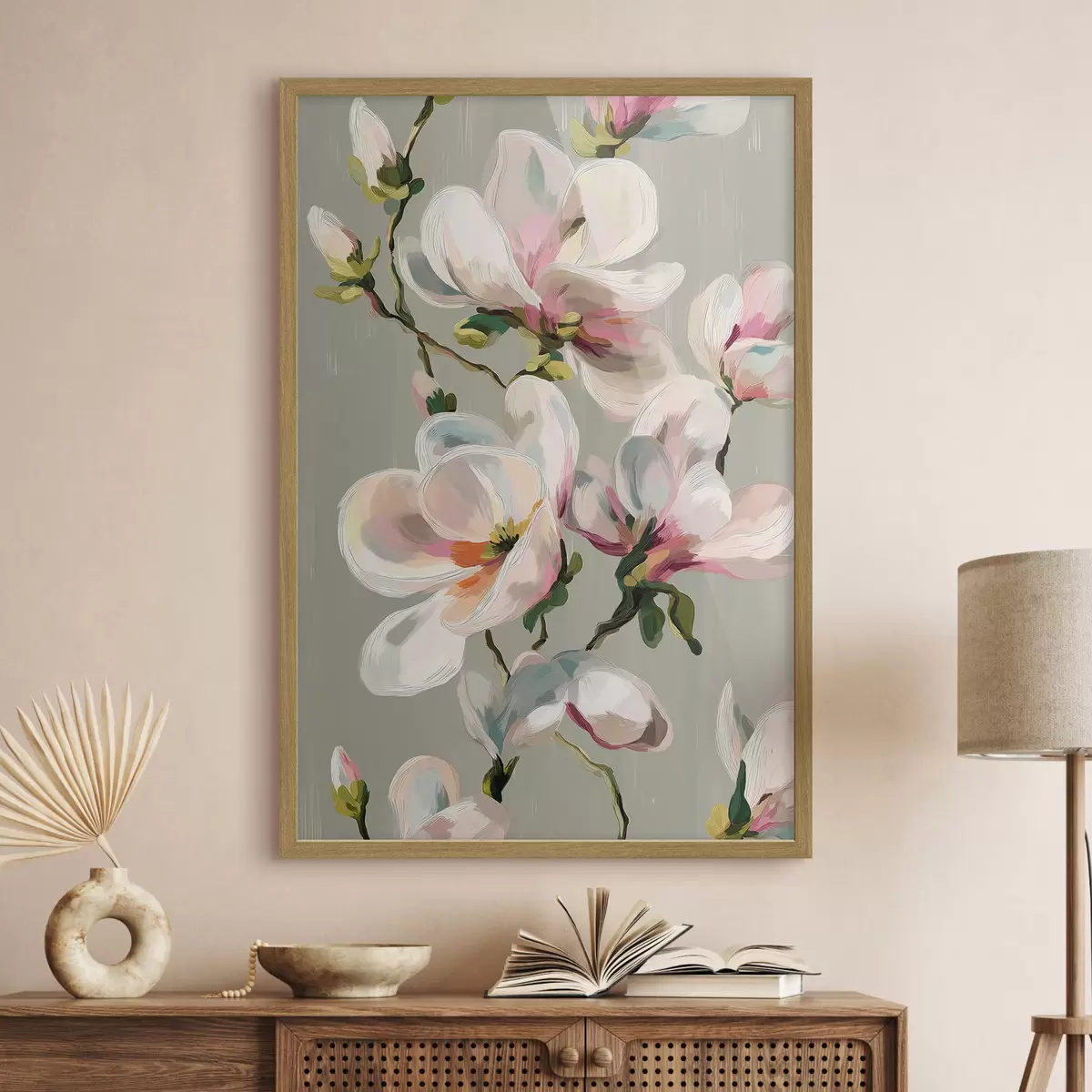 Plakat Maaliline Magnolia f50128