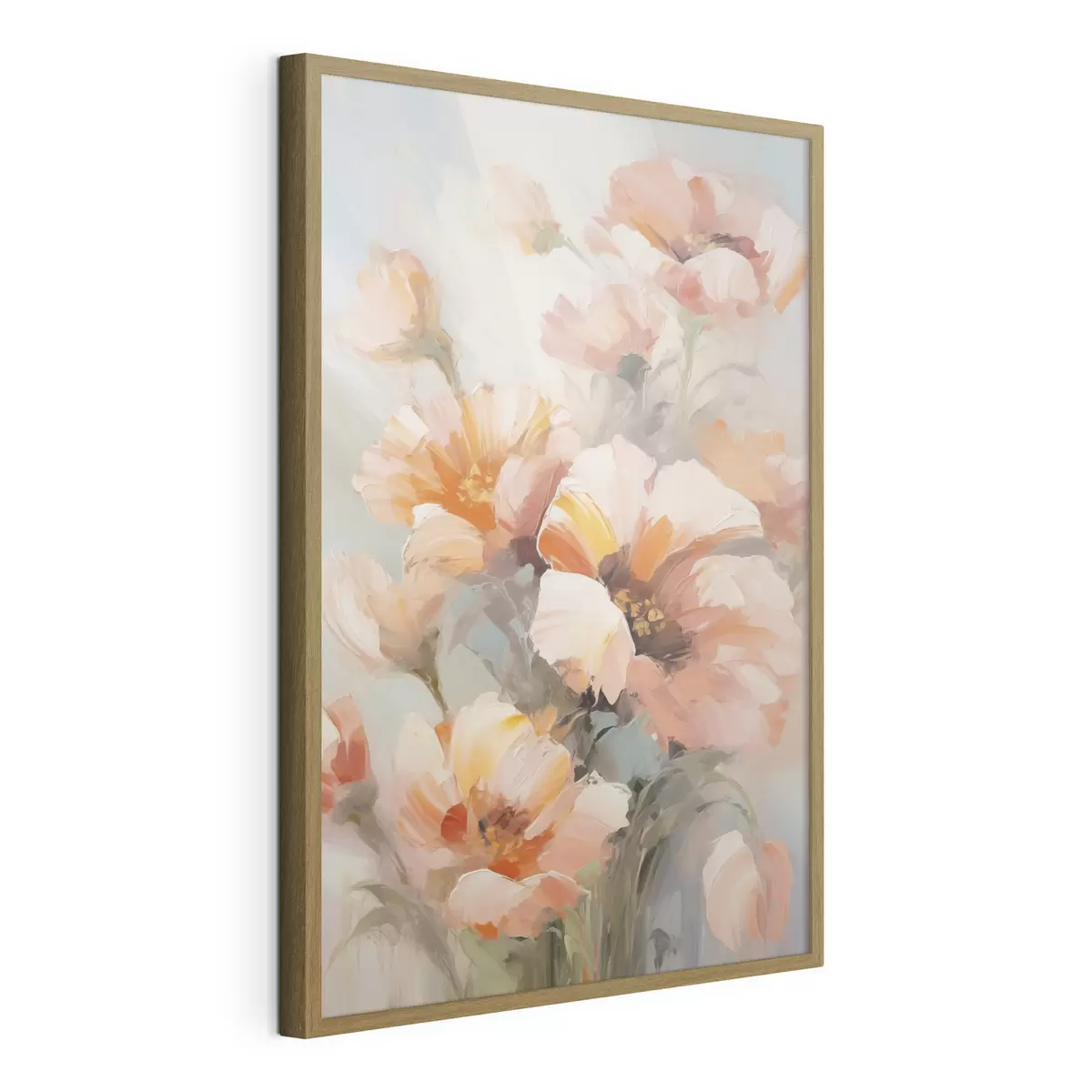Plakat Õrnad lilled, maali imitatsioon f50140