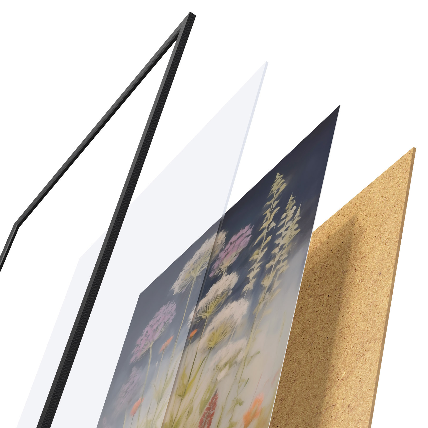 Plakat Põllurohi, maali imitatsioon f50143