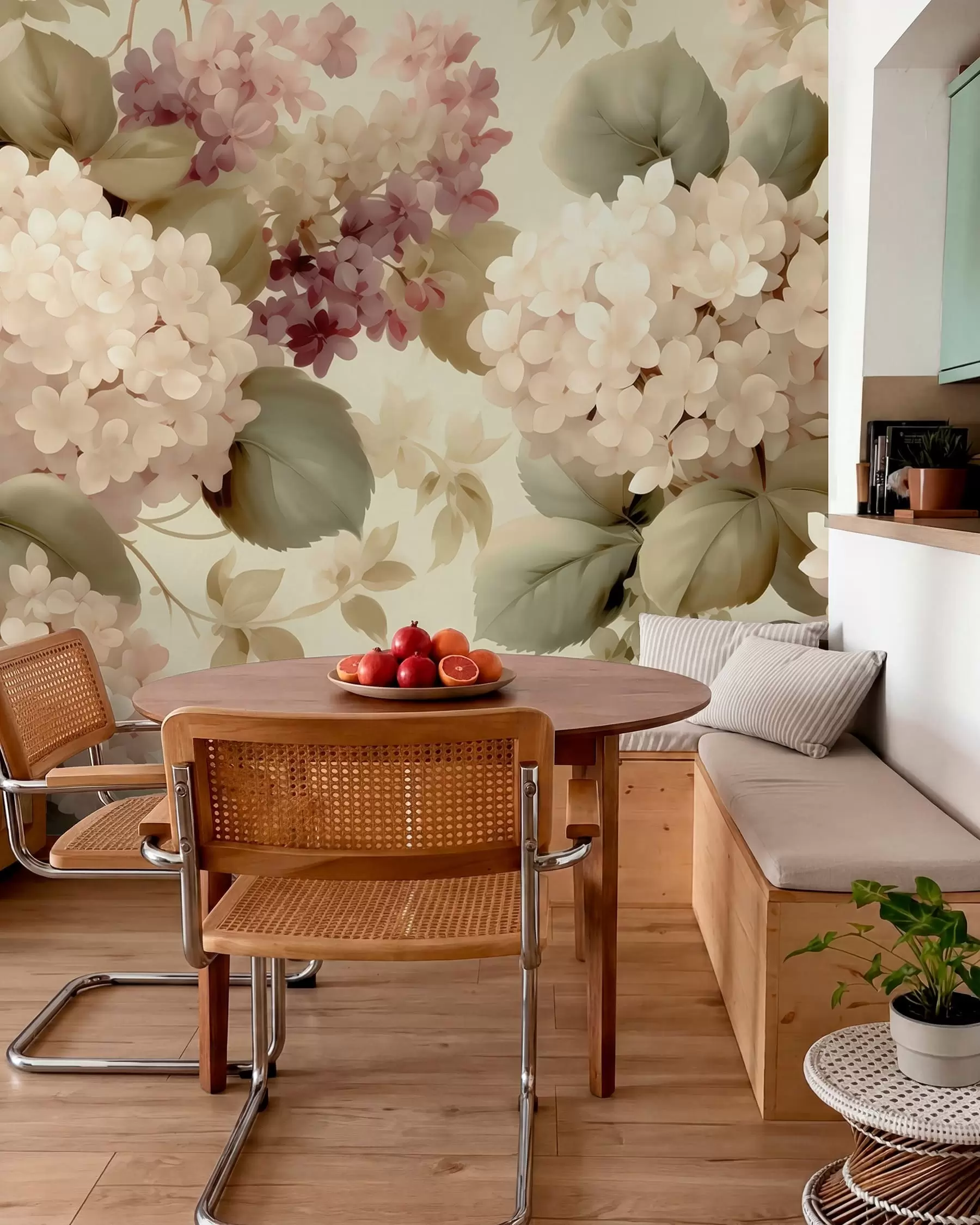 Fototapeedid Hortensia lilled w05436