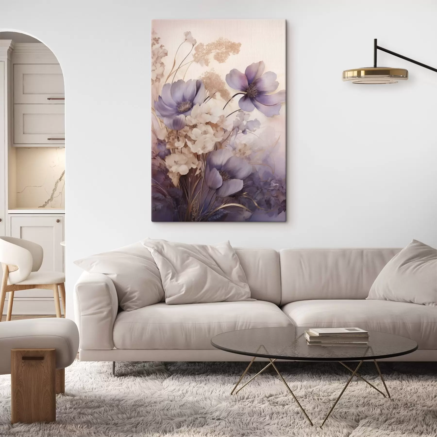 Pilt Õrn lilla lillekimp s50307