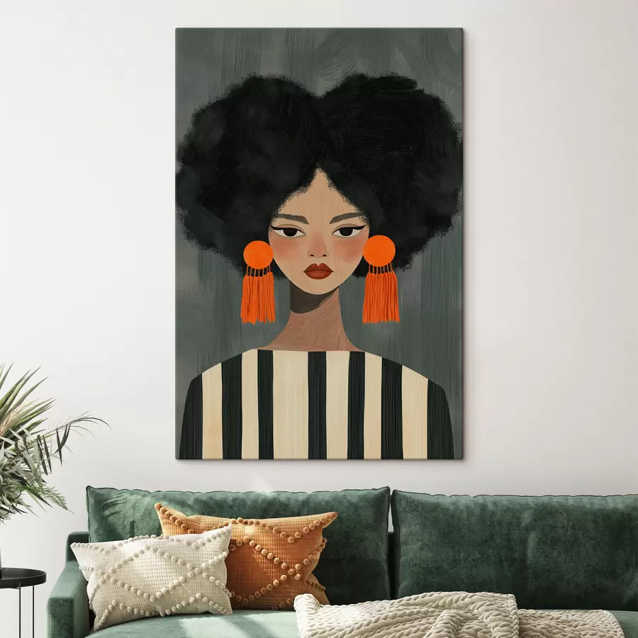 Pilt Afro-tüdruk s50337