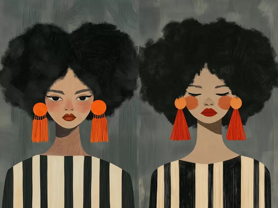 Pilt Afro-tüdrukud m30882