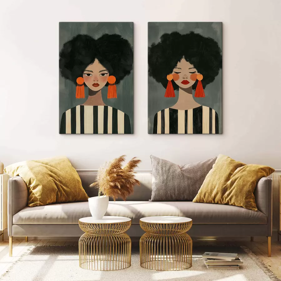 Fototapeedid Afro-tüdrukud m30882