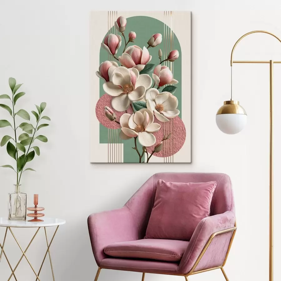 Pilt Abstraktsioon magnoliaga  s50167