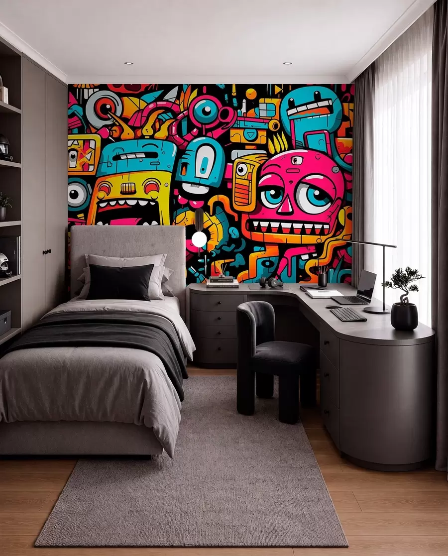 Fototapeedid Graffiti w05762
