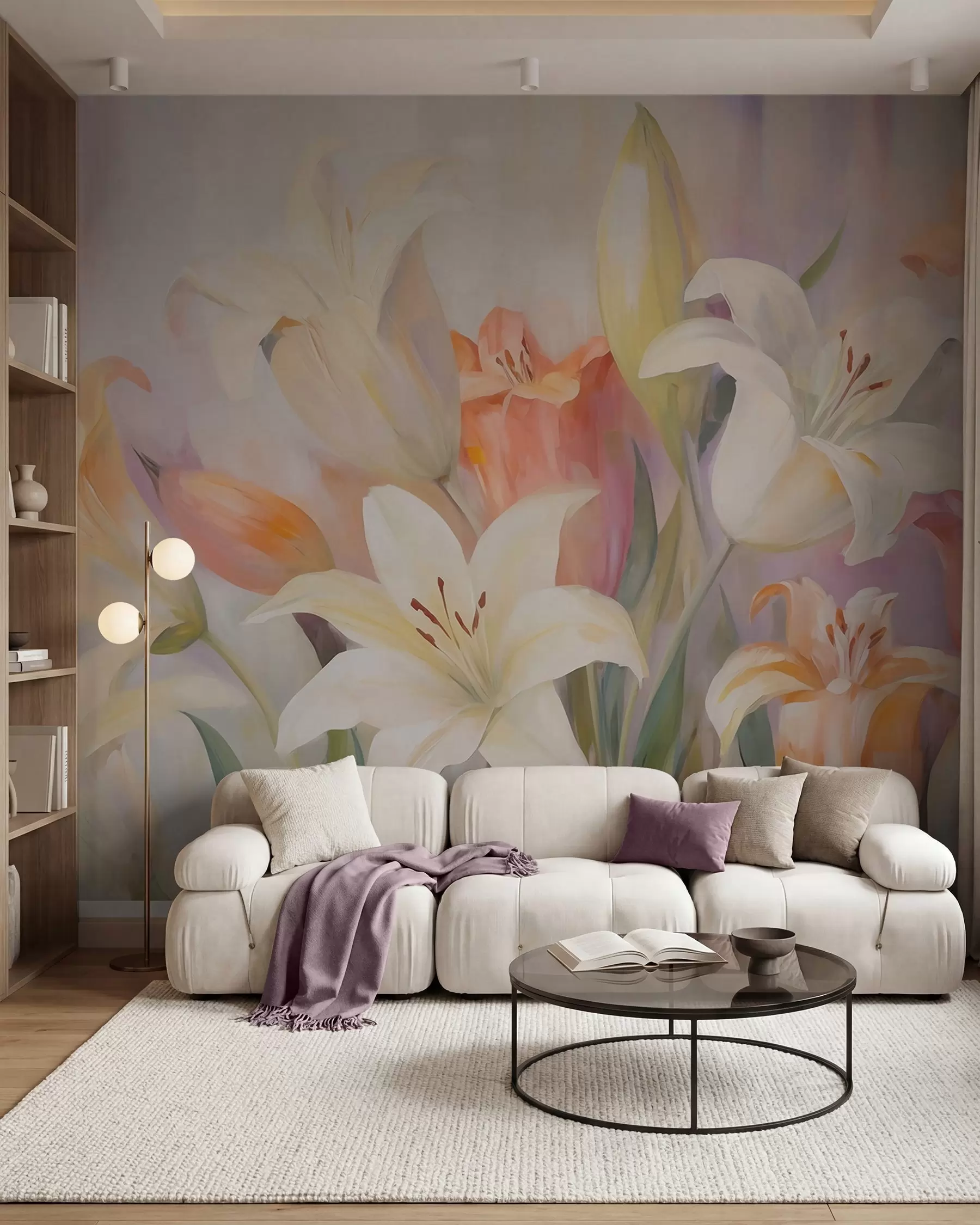 Fototapeedid Liiliad pastelltoonides w05878