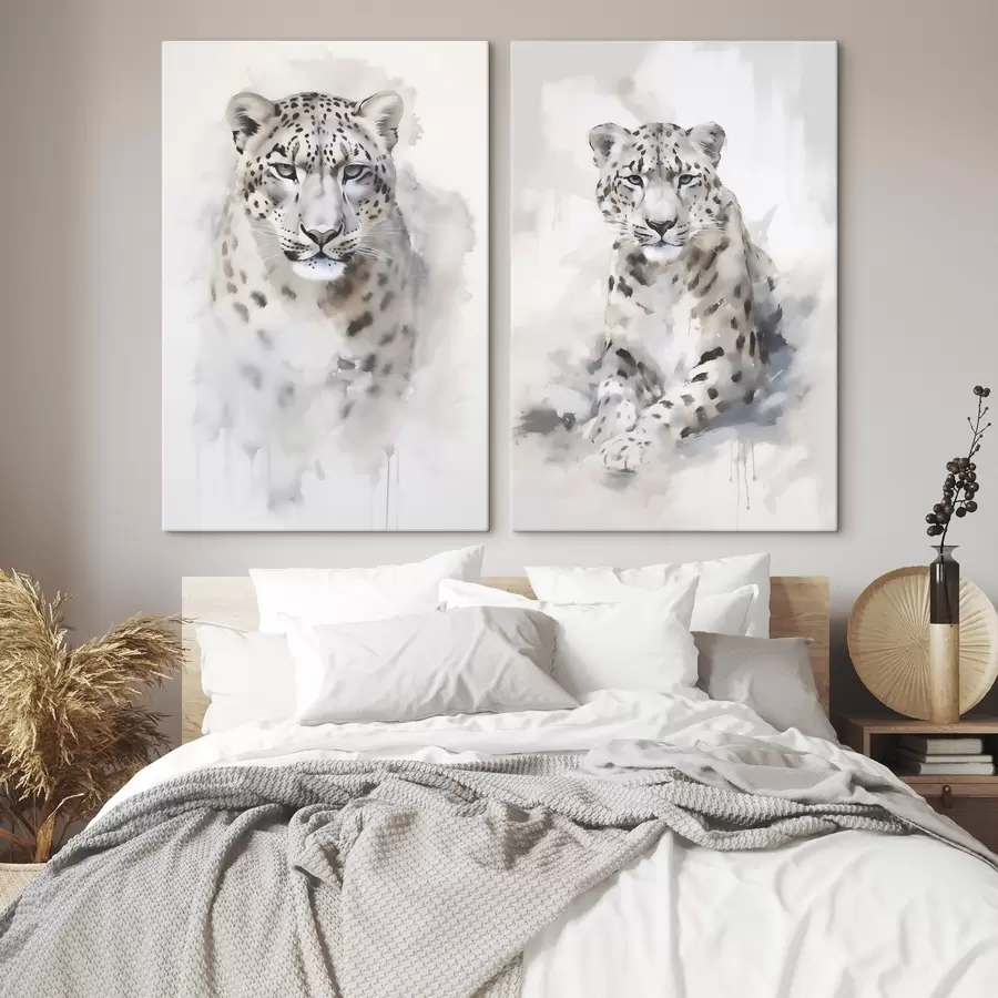 Fototapeedid Leopard, imitatsioonimaal m30911
