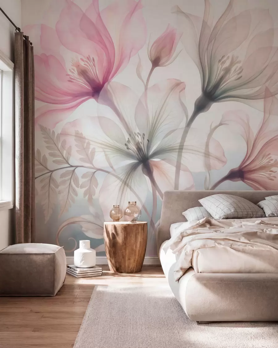 Fototapeedid Magnoolia akvarellis w10009
