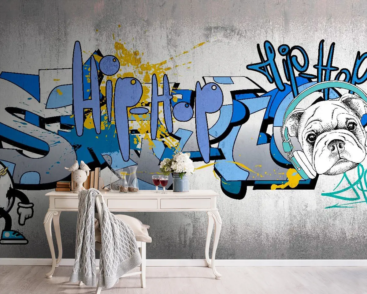 Fototapeedid Sinine, taevasinine ja kunst u35405