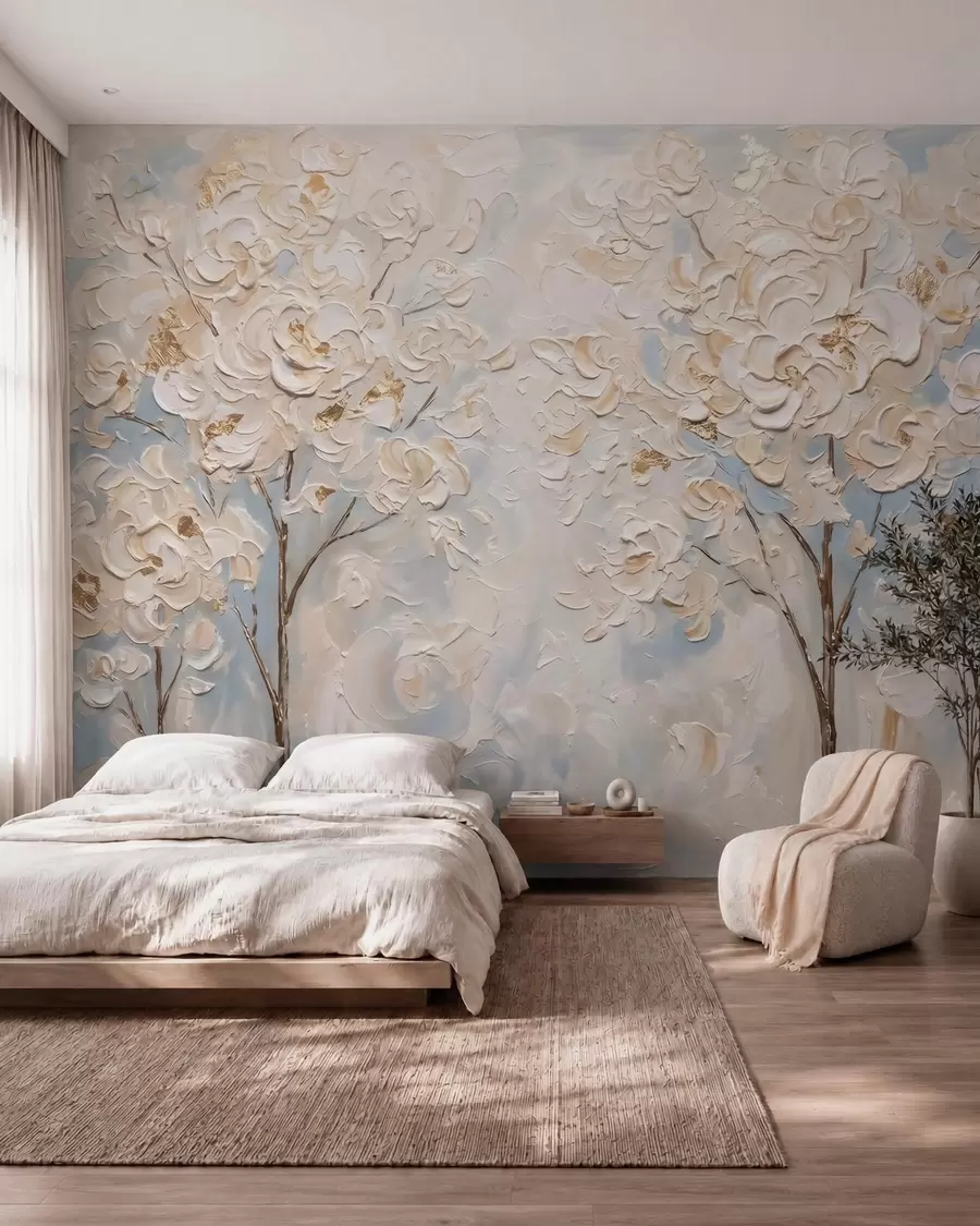 Fototapeedid Õitsemine pärlitoonides w10039