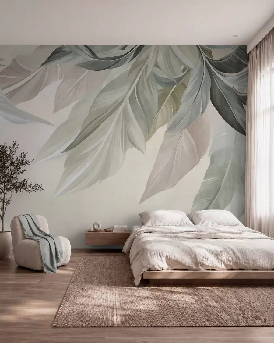 Fototapeedid Lehed pastelltoonides w10054