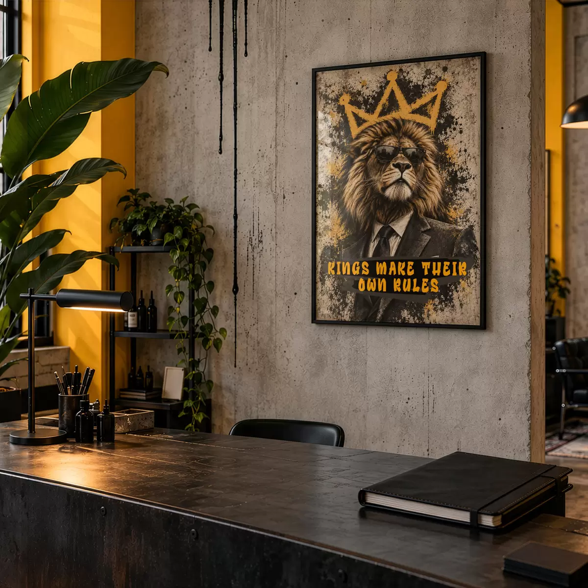 Plakat Oma reeglite kuningas f50643