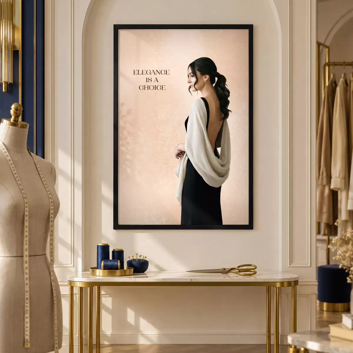 Plakat Ajatu elegants f50610
